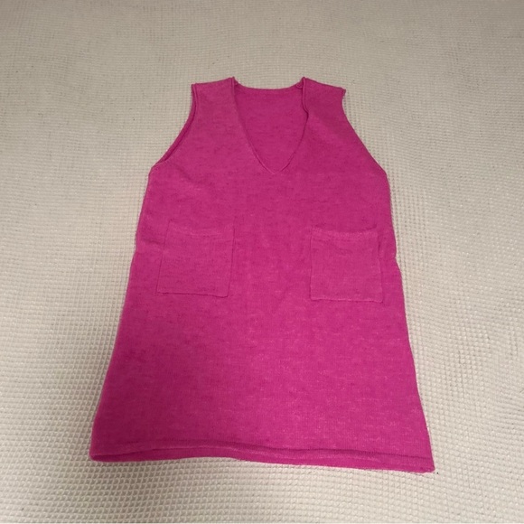 Elegant Pink Sleeveless Dress Small - Picture 3 of 7